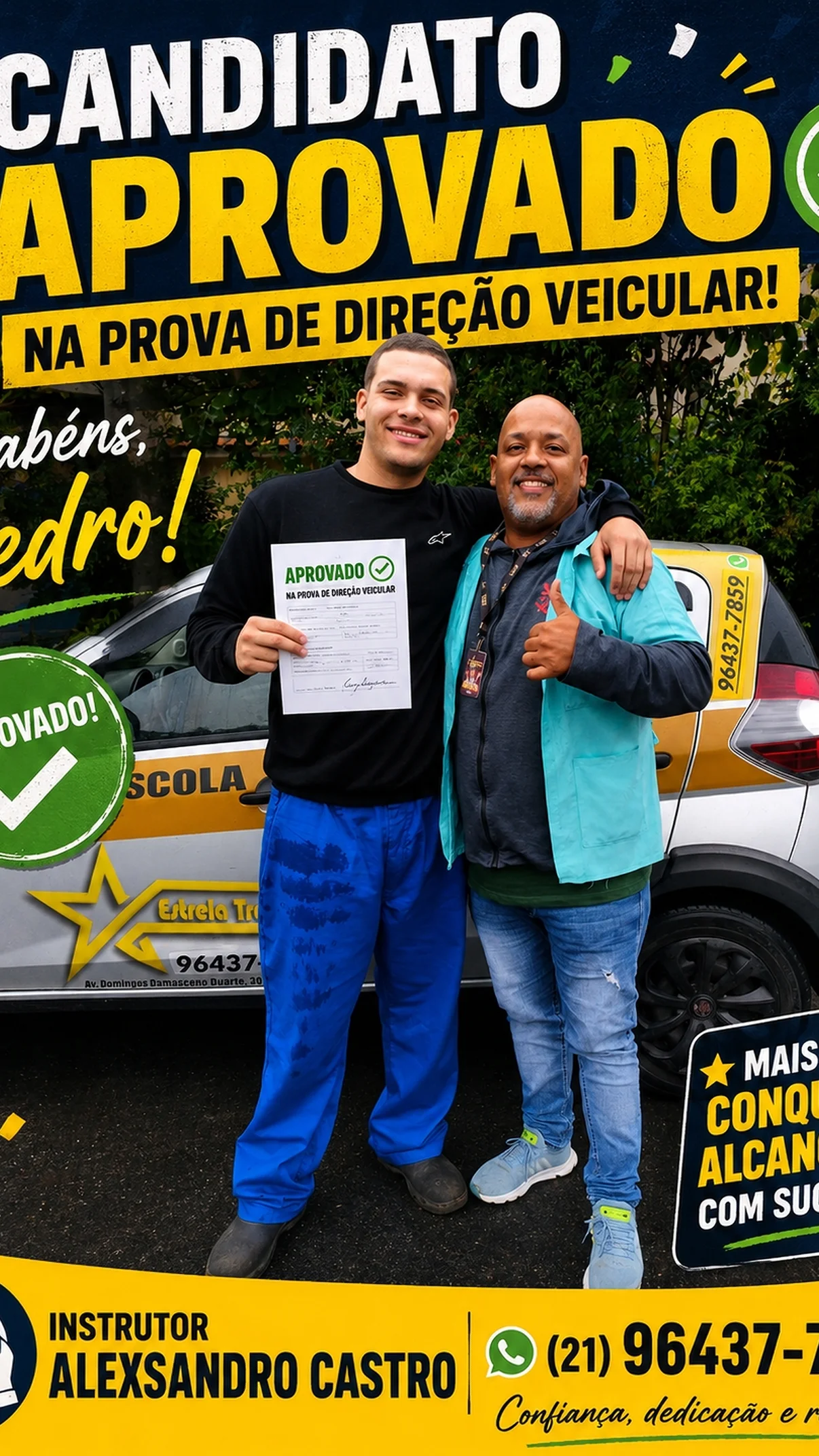 Veículo de Alexsandro Castro da Silva